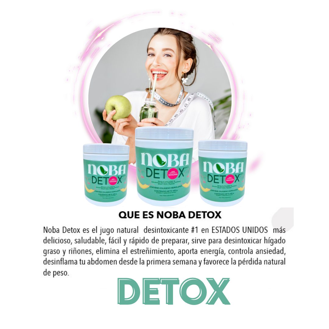 Noba detox Detox en polvo para desintoxicar higado graso